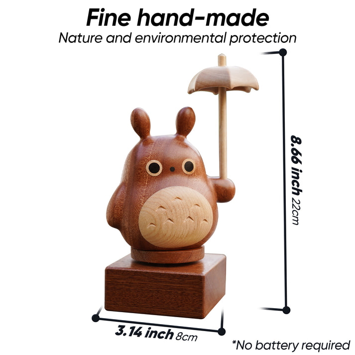 Handmade Ebony Totoro Healing Gift Creative Gift for Child, Christmas ...